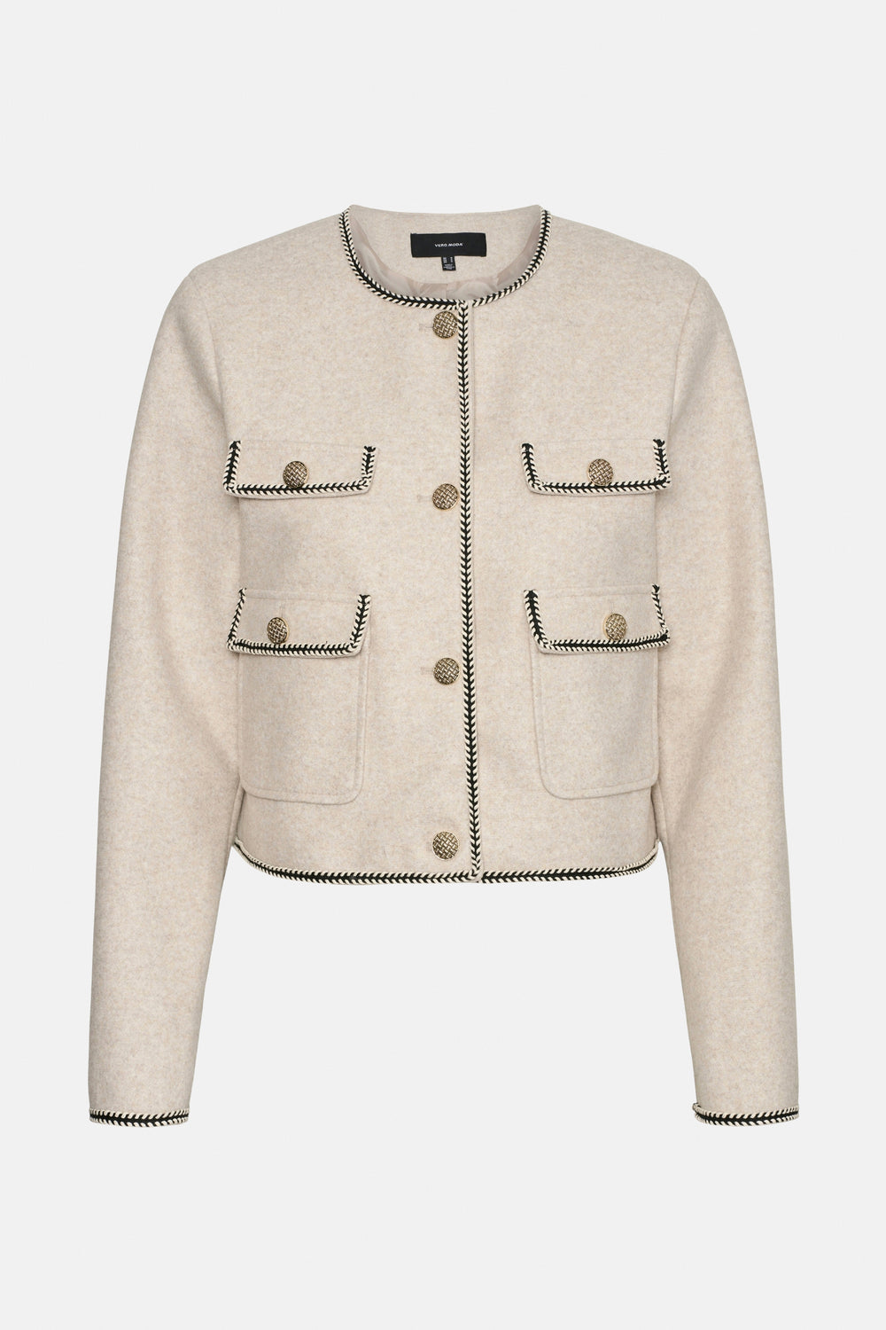 Korte jas Ecru - VERO MODA®