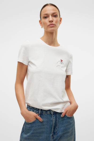Top (manches courtes) Blanc - VERO MODA®