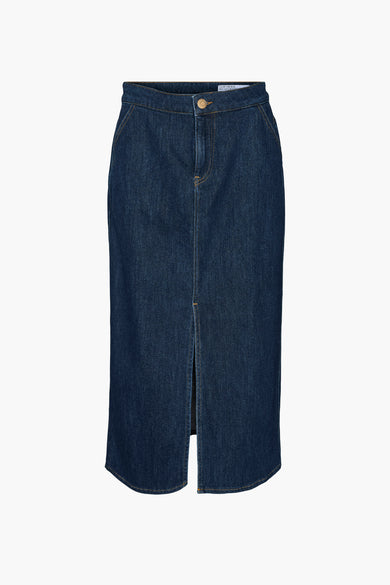 Jupe - dark blue denim