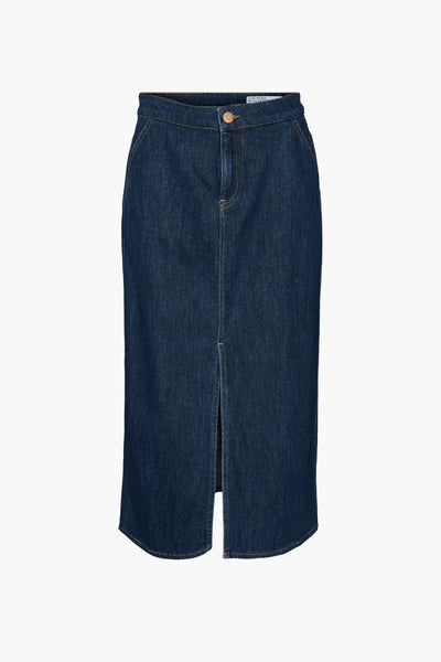 Jupe 3/4 DARK BLUE DENIM - VERO MODA®