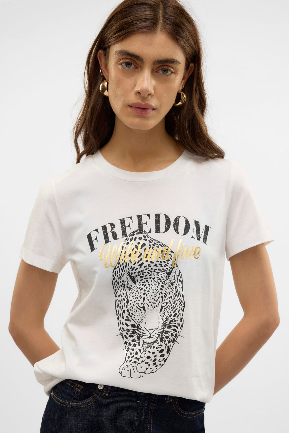 T-shirt (manches courtes) Blanc - VERO MODA®