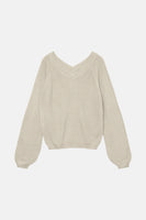 Pull col V Beige - VERO MODA®