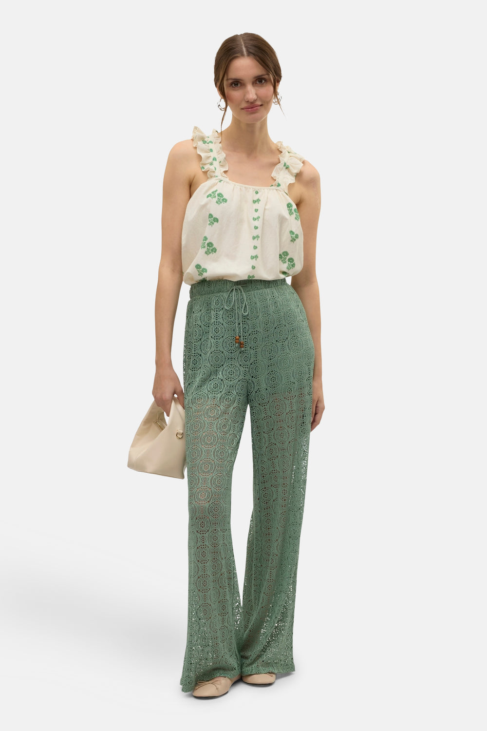Colorbroek Groen - VERO MODA®