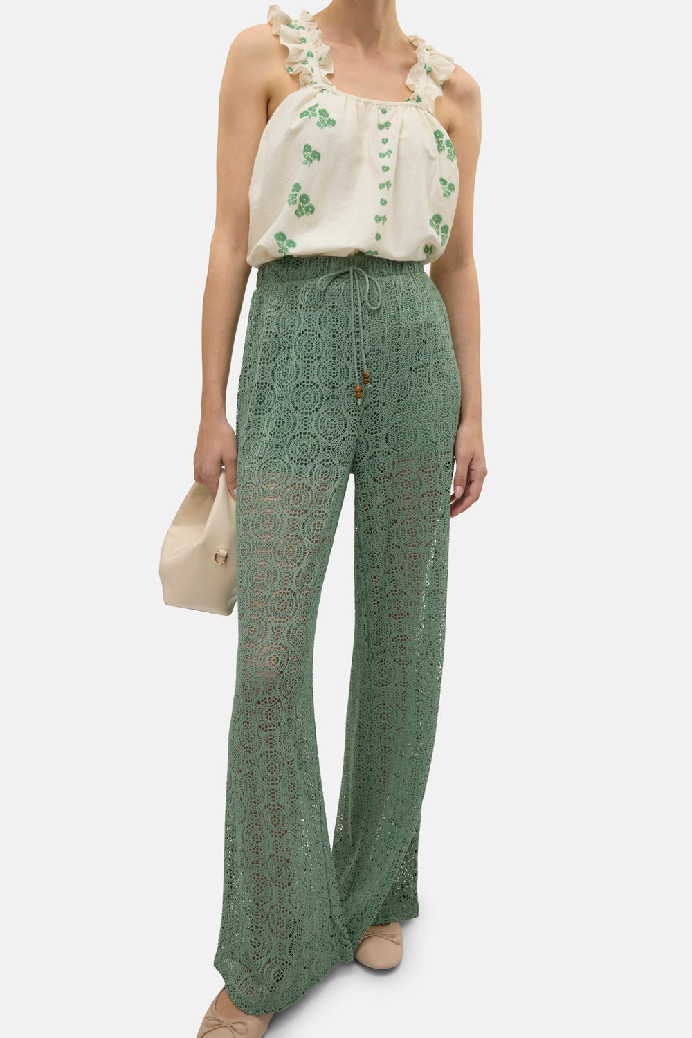 Colorbroek Groen - VERO MODA®