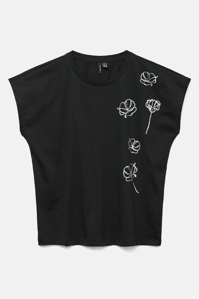 Top uni manches courtes Noir - VERO MODA®