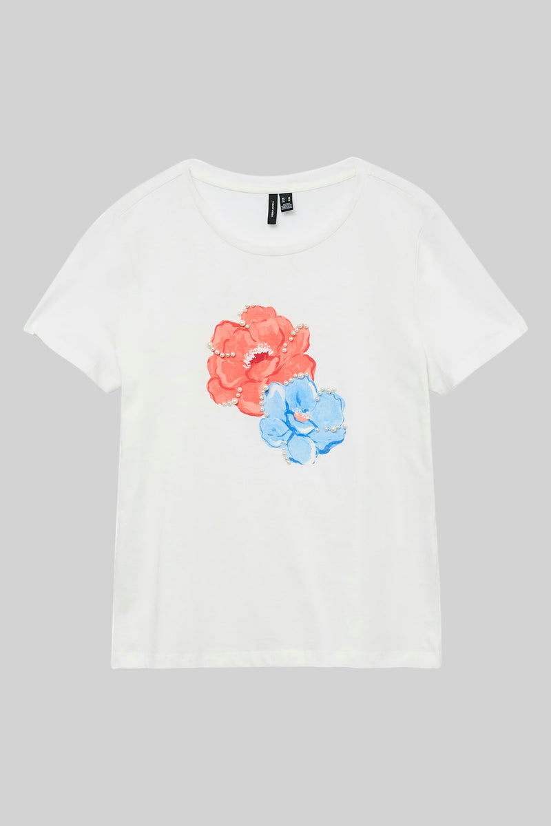 T-shirt (manches courtes) Blanc - VERO MODA®