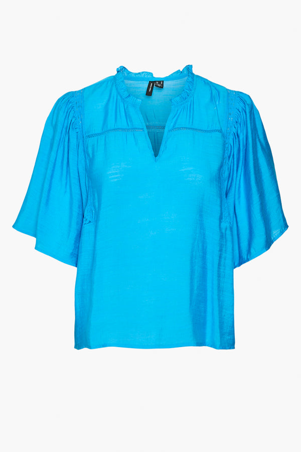 Chemisier (manches courtes) Bleu - VERO MODA®