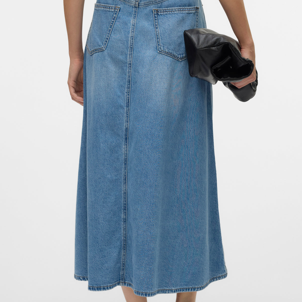 Rok (lang) mid blue denim - VERO MODA® - PointCarré