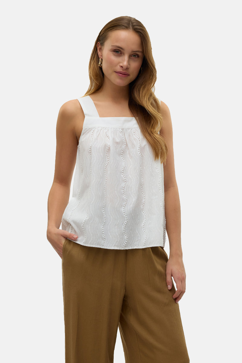 Blouse (zonder mouwen) Wit - VERO MODA®
