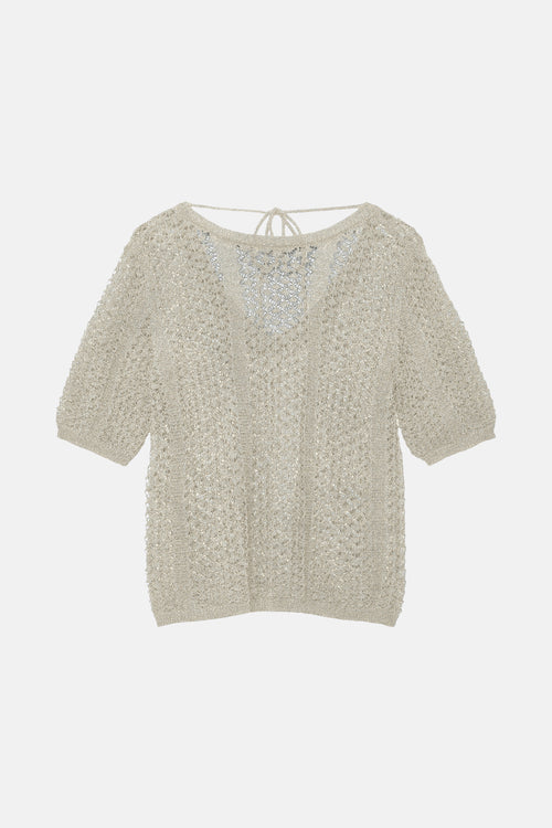 Pull col rond Beige - VERO MODA®