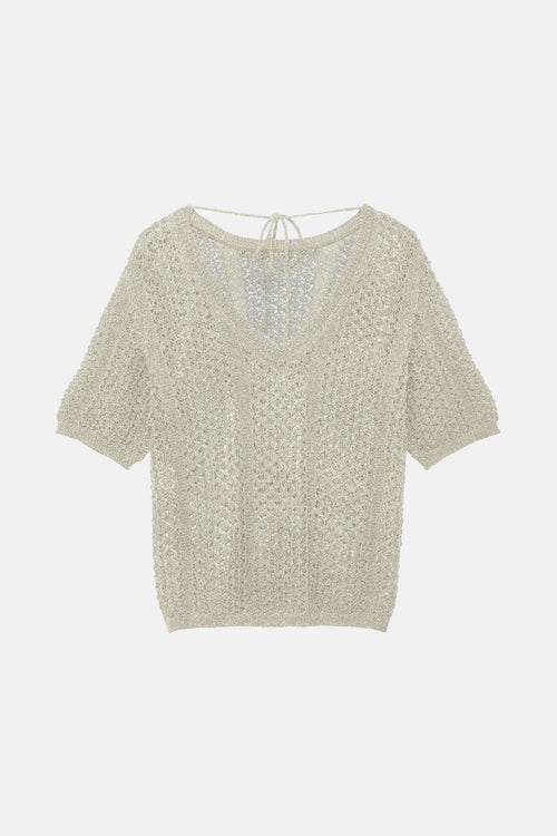 Pull col rond Beige - VERO MODA®