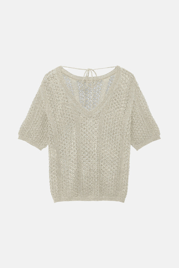 Pull col rond Beige - VERO MODA®