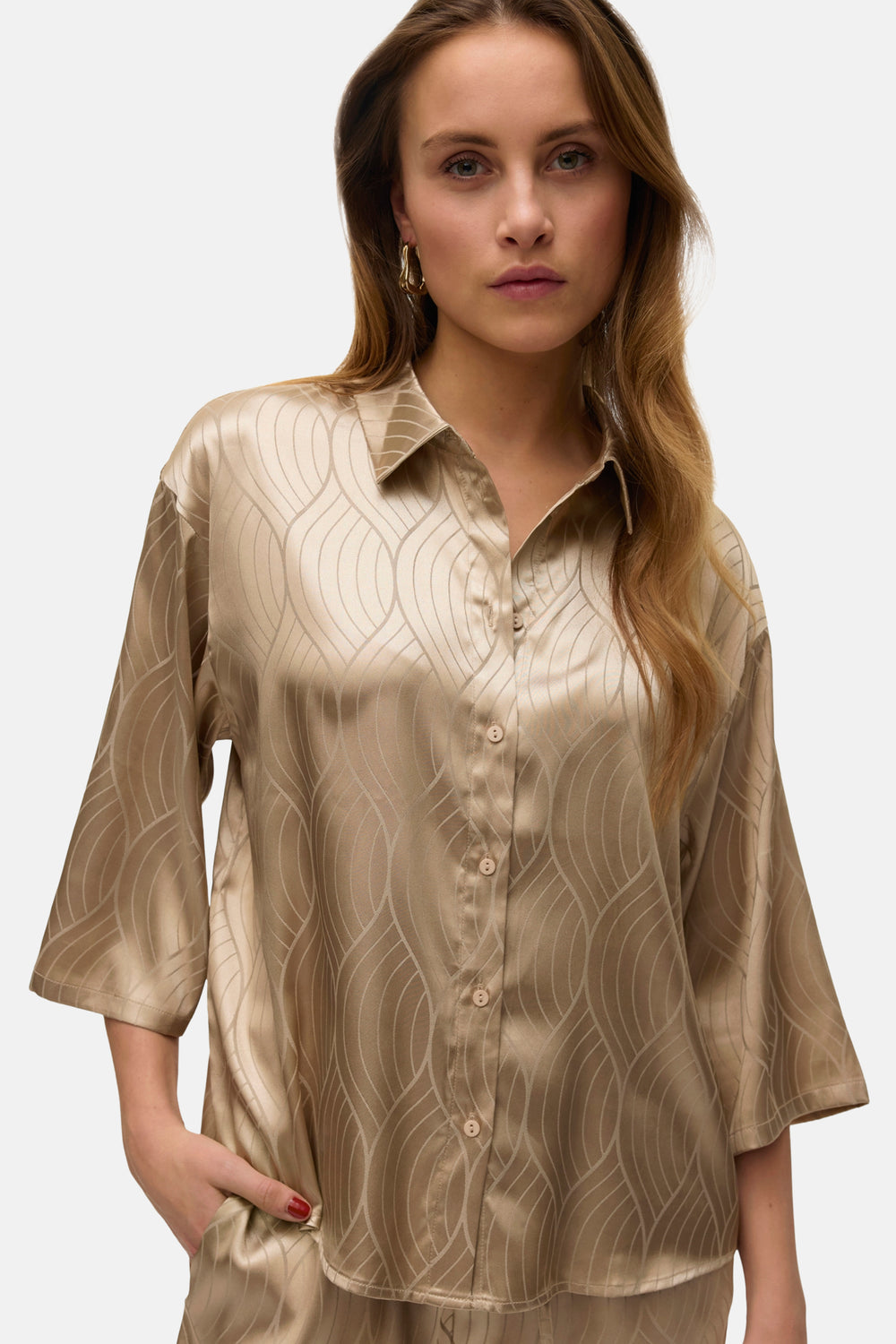 Chemisier (manches courtes) Beige - VERO MODA®