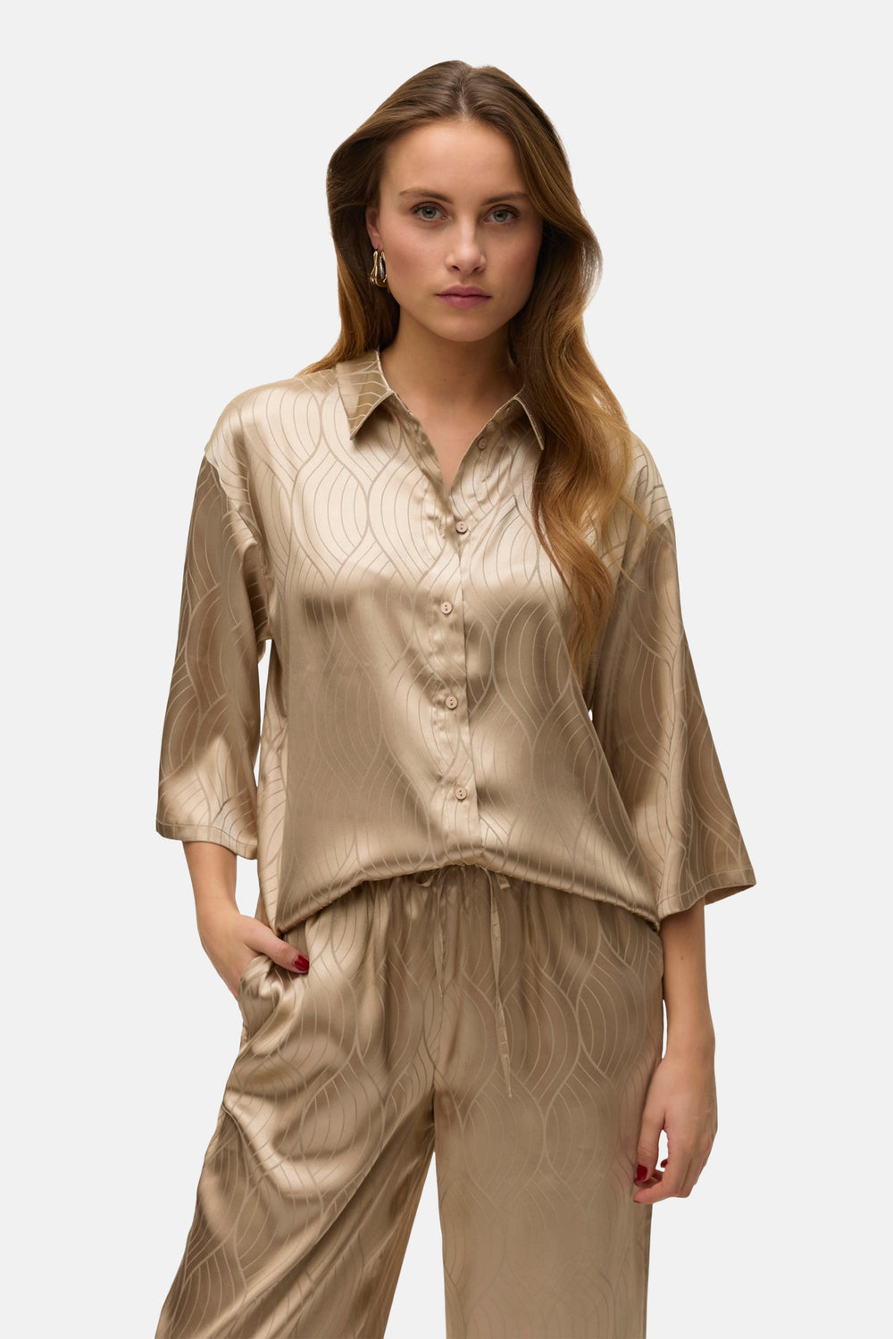 Chemisier (manches courtes) Beige - VERO MODA®