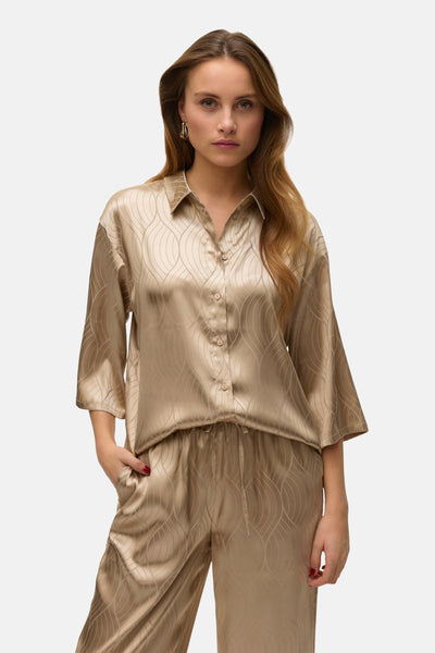 Chemisier (manches courtes) Beige - VERO MODA®