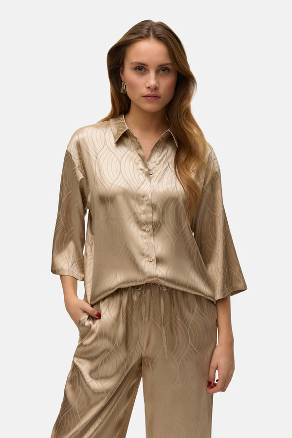 Chemisier (manches courtes) Beige - VERO MODA®