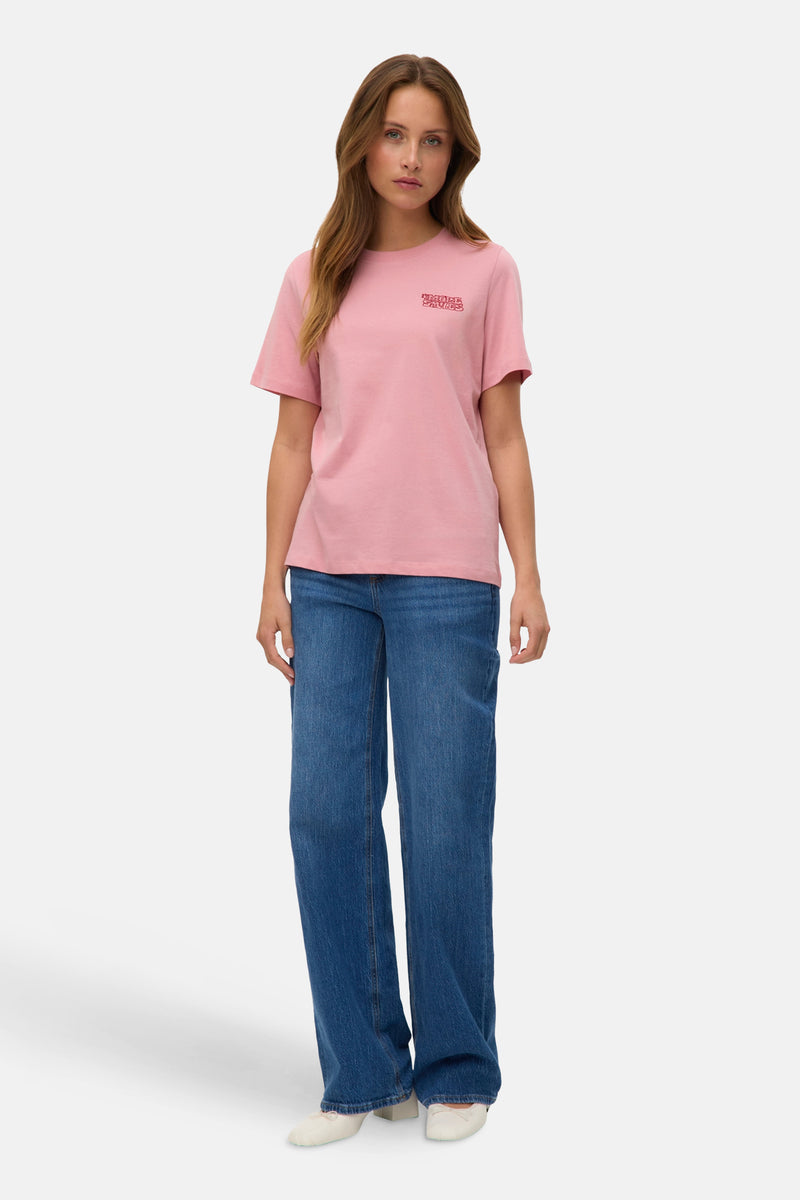 T-shirt met korte mouwen - roze