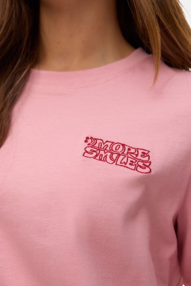 T-shirt met korte mouwen - roze