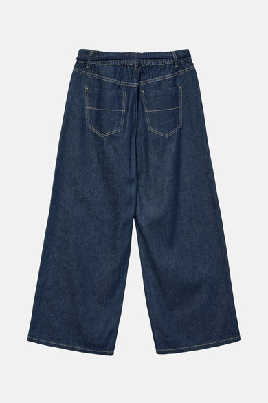 Jeans - Dark blue denim