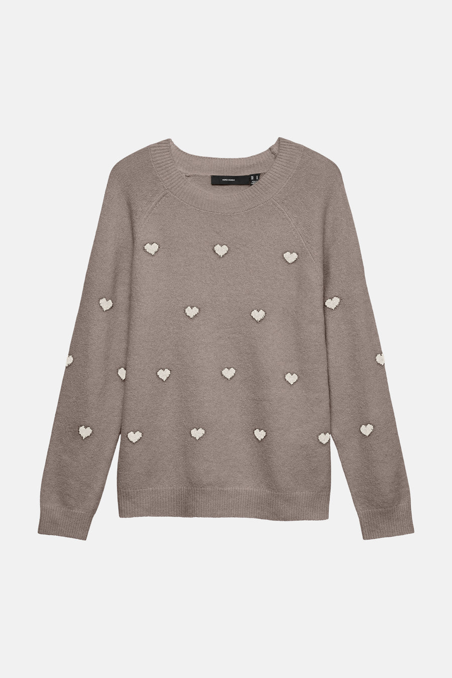 Pull col rond beige - VERO MODA®