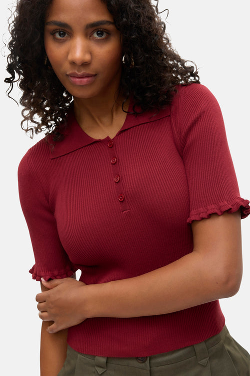 VMWONDER 2/4 POLO PULLOVER