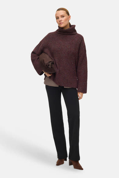 Pull col montant rouge - VERO MODA®