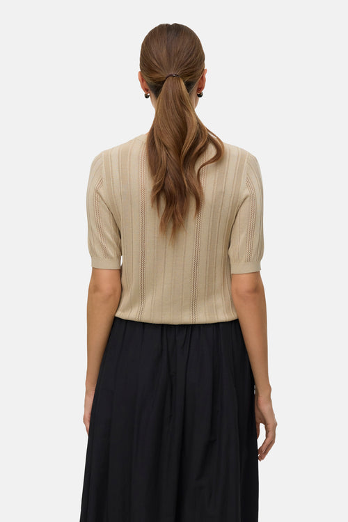 Pull met ronde hals - groen