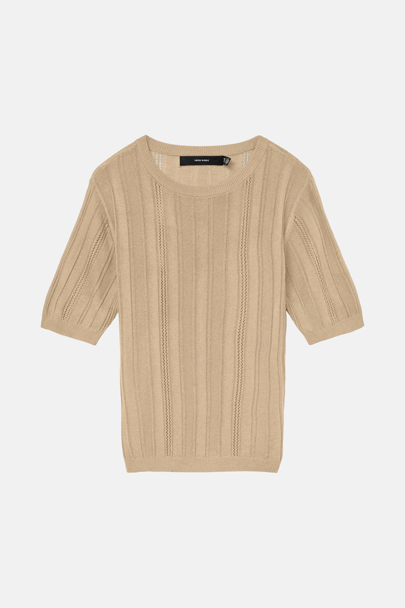 Pull met ronde hals - groen