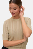 Pull met ronde hals - groen