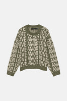 Pull col rond KAHKI - VERO MODA®