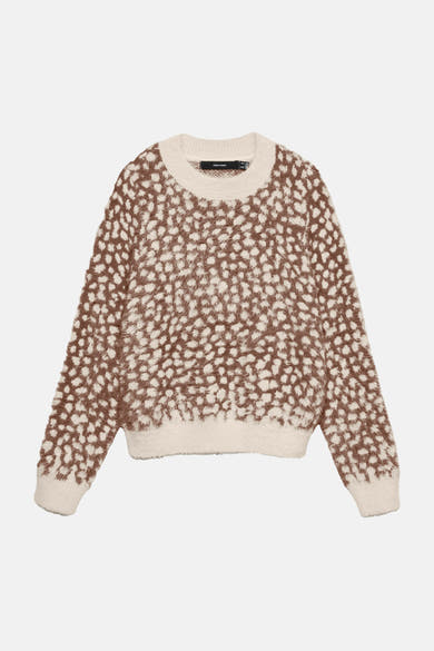 Pull col O - brun