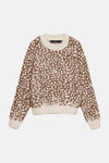 Pull col O - brun