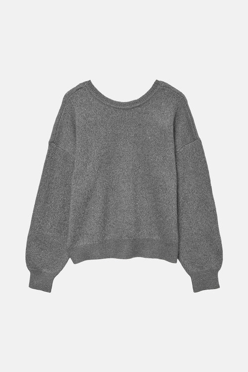 Pull col rond gris - VERO MODA®