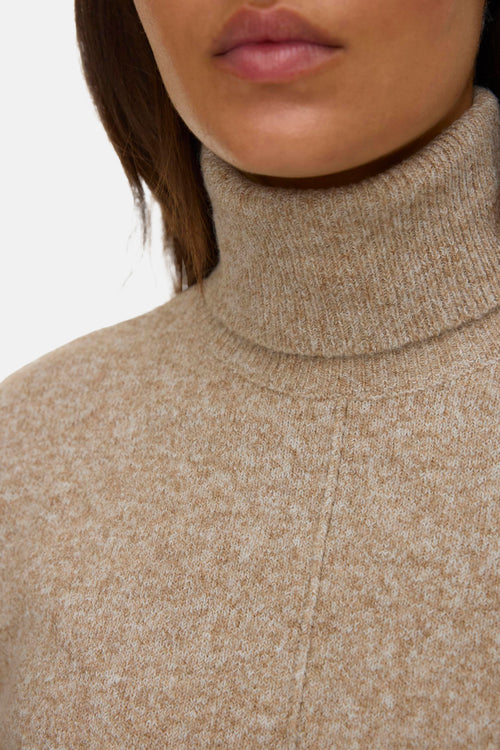 Pull col montant beige - VERO MODA®