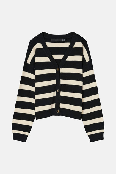 VMSABA FULL NEEDLE LS V-NECK CARDI NOOS