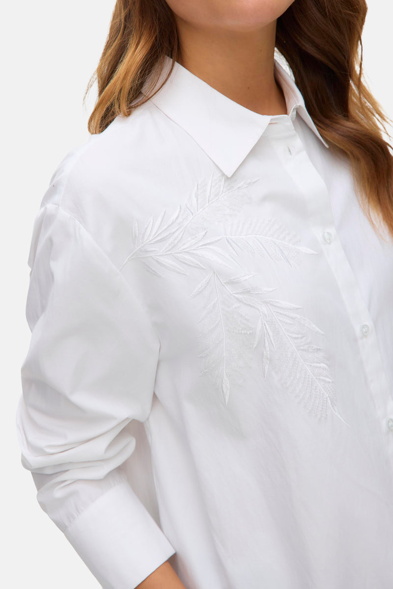 VMFANNI LS EMB SHIRT WVN GA