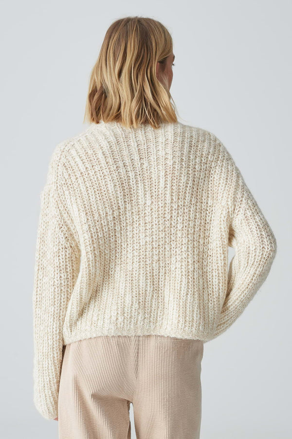 Trui met ronde hals Beige - OPUS