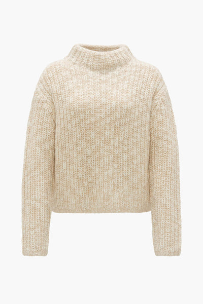Trui met ronde hals Beige - OPUS
