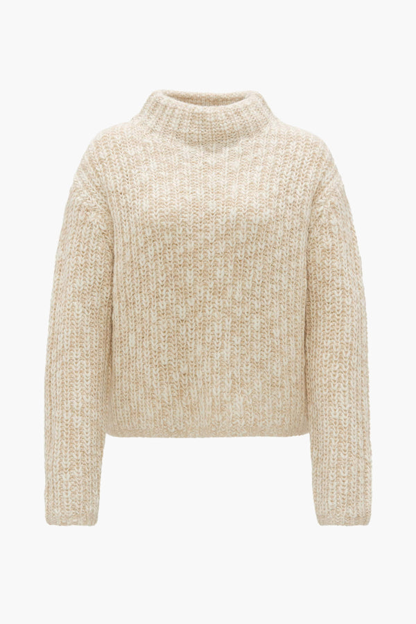 Trui met ronde hals Beige - OPUS