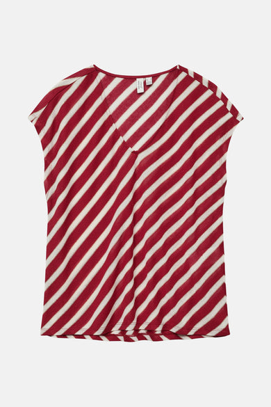 VMFIKA S/S V-NECK TOP JRS BTQ