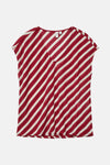 VMFIKA S/S V-NECK TOP JRS BTQ