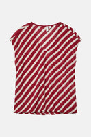 VMFIKA S/S V-NECK TOP JRS BTQ