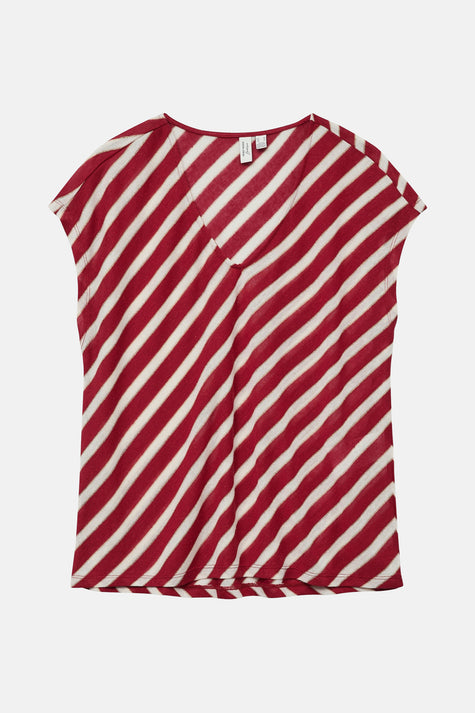 Top uni manches courtes rouge - VERO MODA®