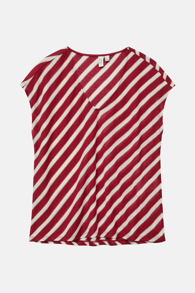 Top uni manches courtes rouge - VERO MODA®