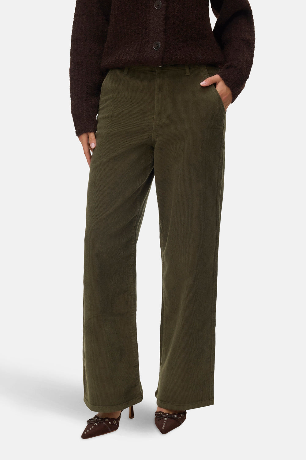 VMMARGOT HR WIDE CORDUROY PANTS