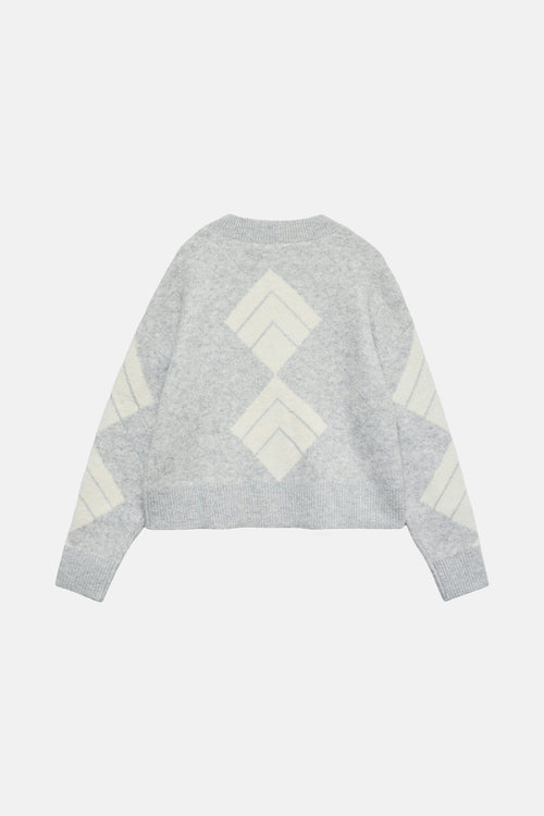 Pull col V gris - VERO MODA®