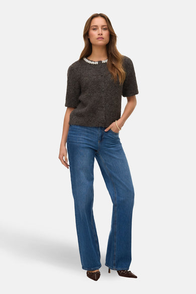 VMOCEAN 2/4 O-NECK JEWELLERY CARDIGAN