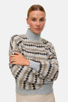 Pull à col roulé - Multicolore