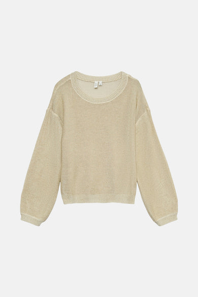 Pull col rond beige - VERO MODA®