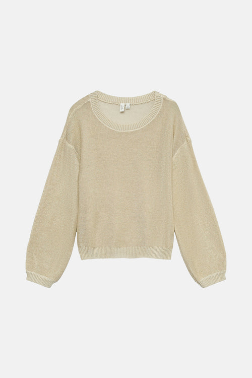 Pull col rond beige - VERO MODA®